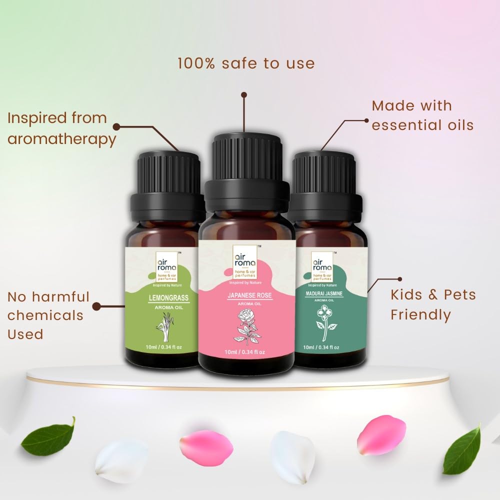 Pack of 06 Diffuser Oils (15ml each) - Air Roma – Air Roma Home