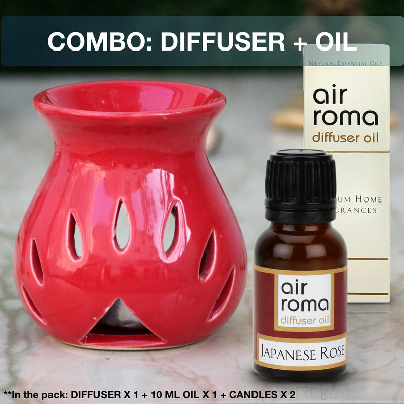 Red Diffuser Set (with diffuser oil 10ml)