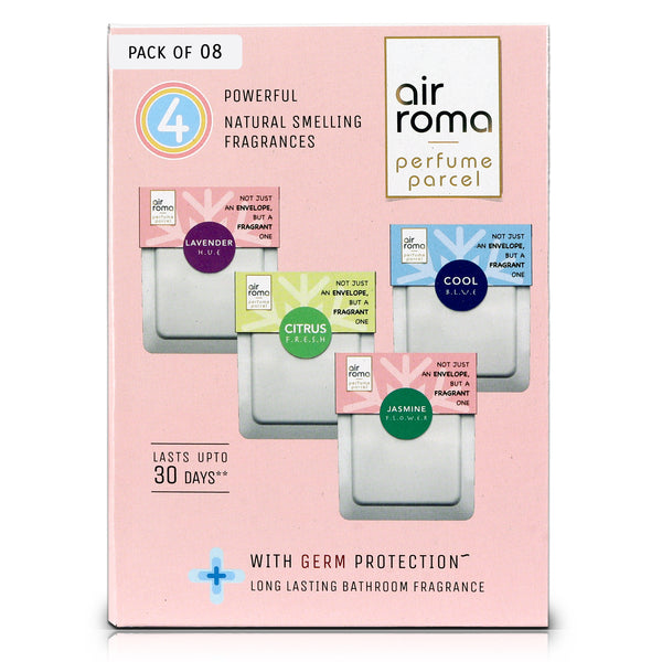Pack of 08 Perfume Parcel (Hanging Air Freshener)